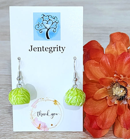 Cabbage Earrings