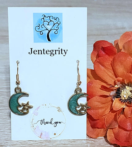 Moon And Stars Earrings