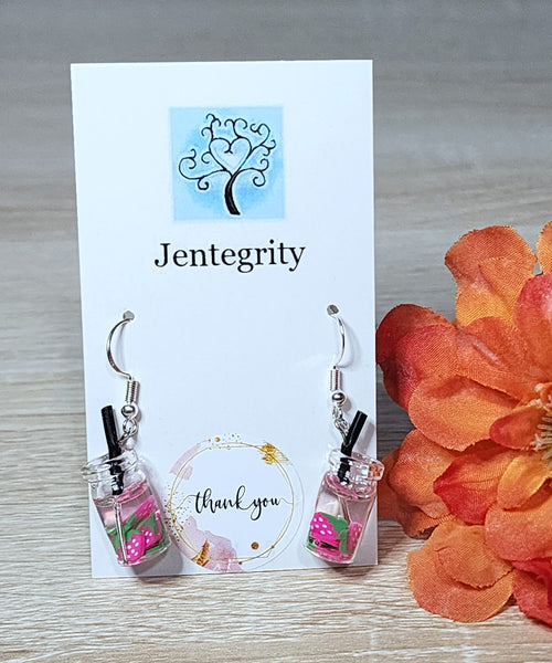 Bubble Tea Earrings