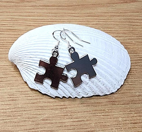 Puzzle Piece Earrings