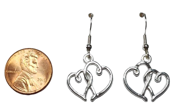 Entwined Hearts Earrings