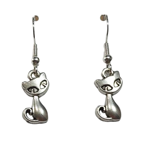 Mysterious Cat Earrings
