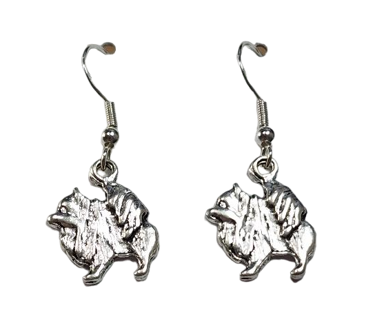 Pomeranian Earrings